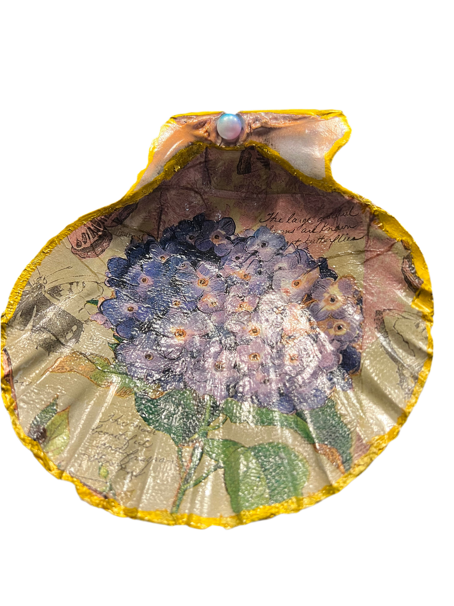 Hydrangea ring holder