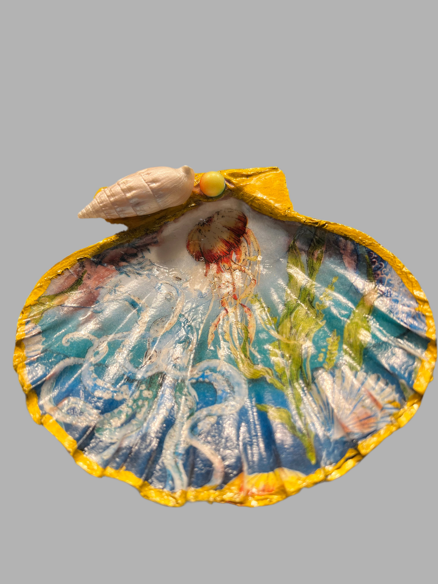 Ocean life ring dish