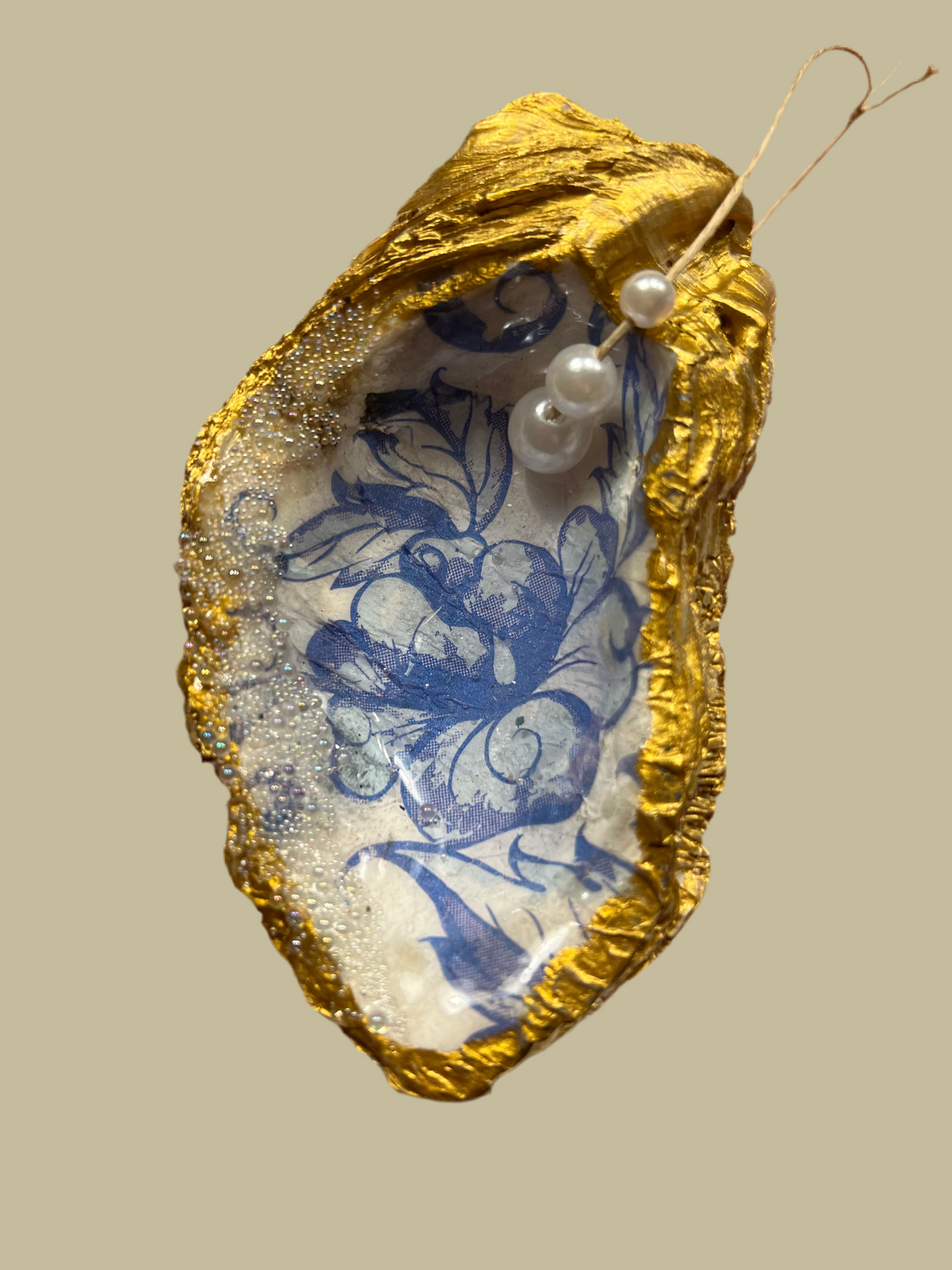 Blue Rosie with bubbles